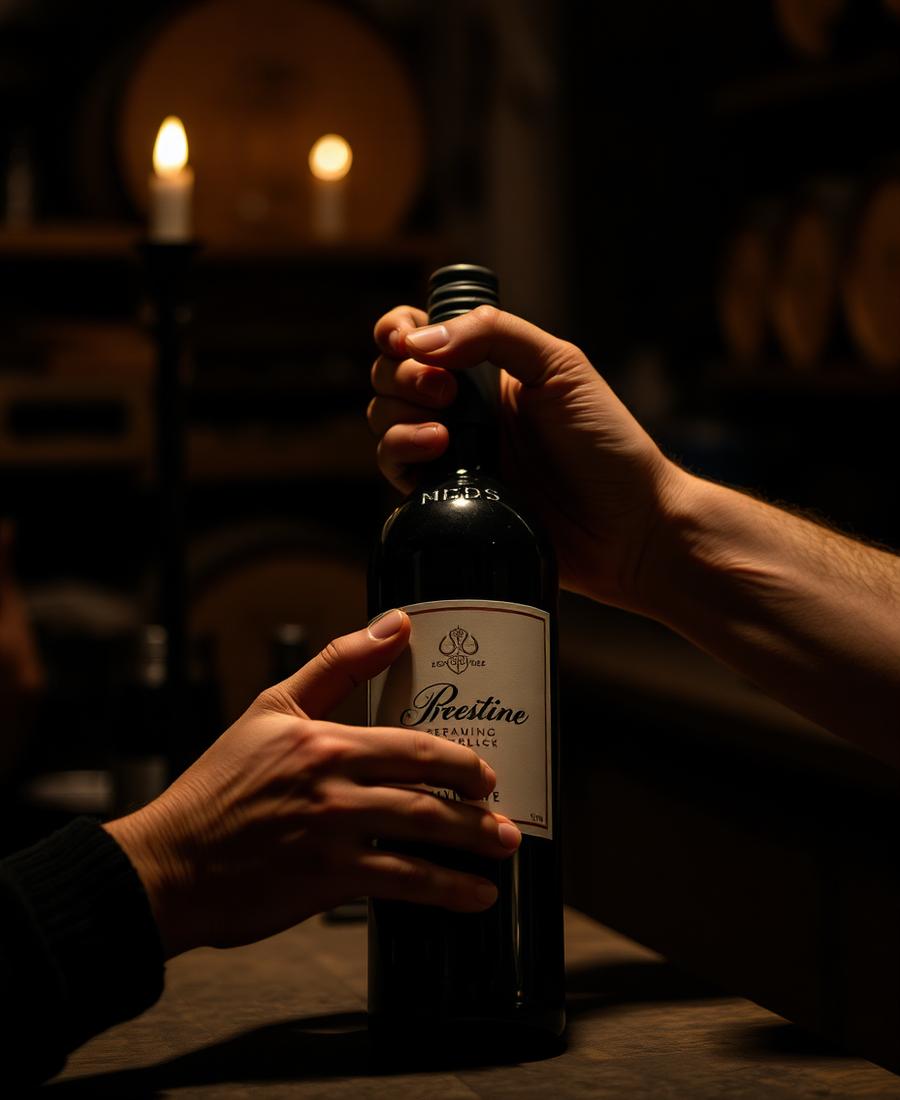 Bottled by hand